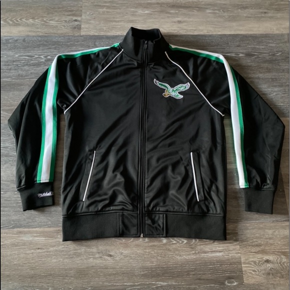 Mitchell & Ness Other - PHILADELPHIA EAGLES THROWBACK TRACK JACKET